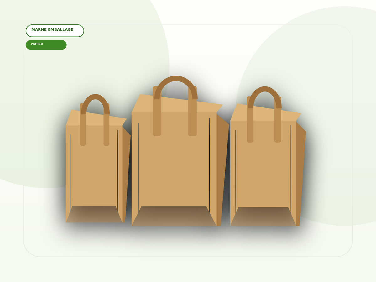 Sacs cabas kraft