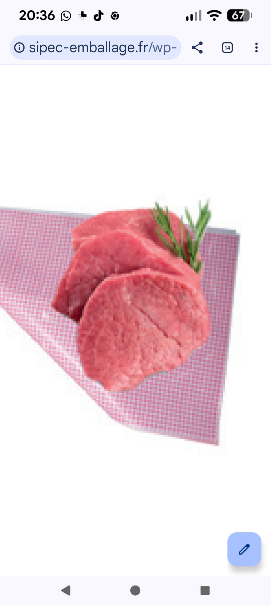 Papier duplex alimentaire